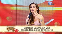 Gineth Moreno se ríe de la comparación que han hecho de Carolina Jaume