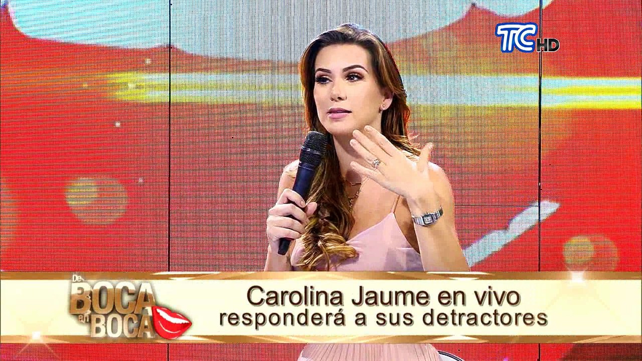 Gineth Moreno se ríe de la comparación que han hecho de Carolina Jaume