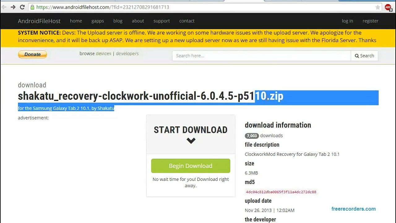 How to install Android 5.1.1 Lollipop on Samsung Galaxy Tab 2 (GT-P5110)