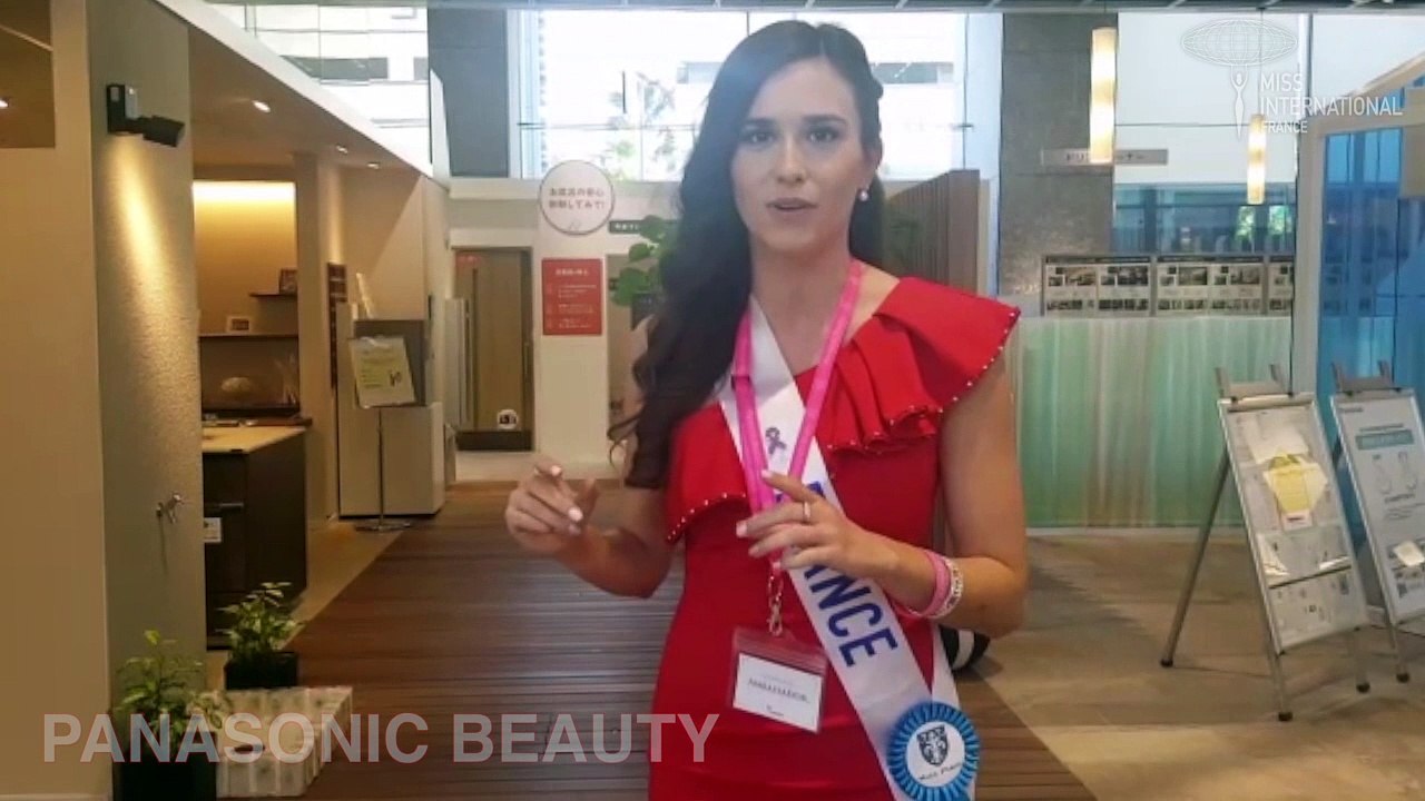 MISS INTERNATIONAL FRANCE - Visite de PANASONIC Beauty