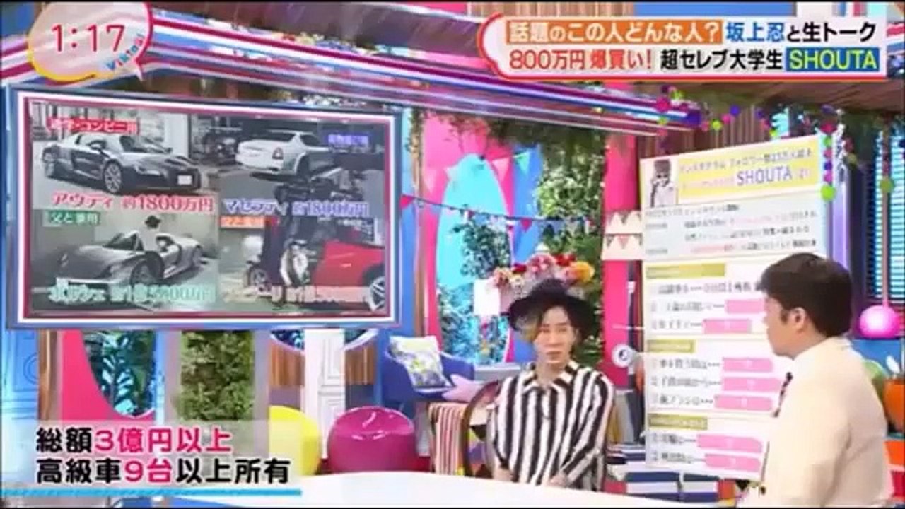 坂上忍、超セレブ大学生SHOUTAと対談★✔✔
