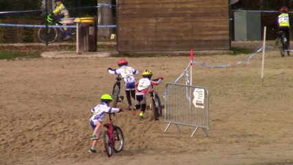 Cyclo cross  Montrevel catégorie poussins 05/11/2017