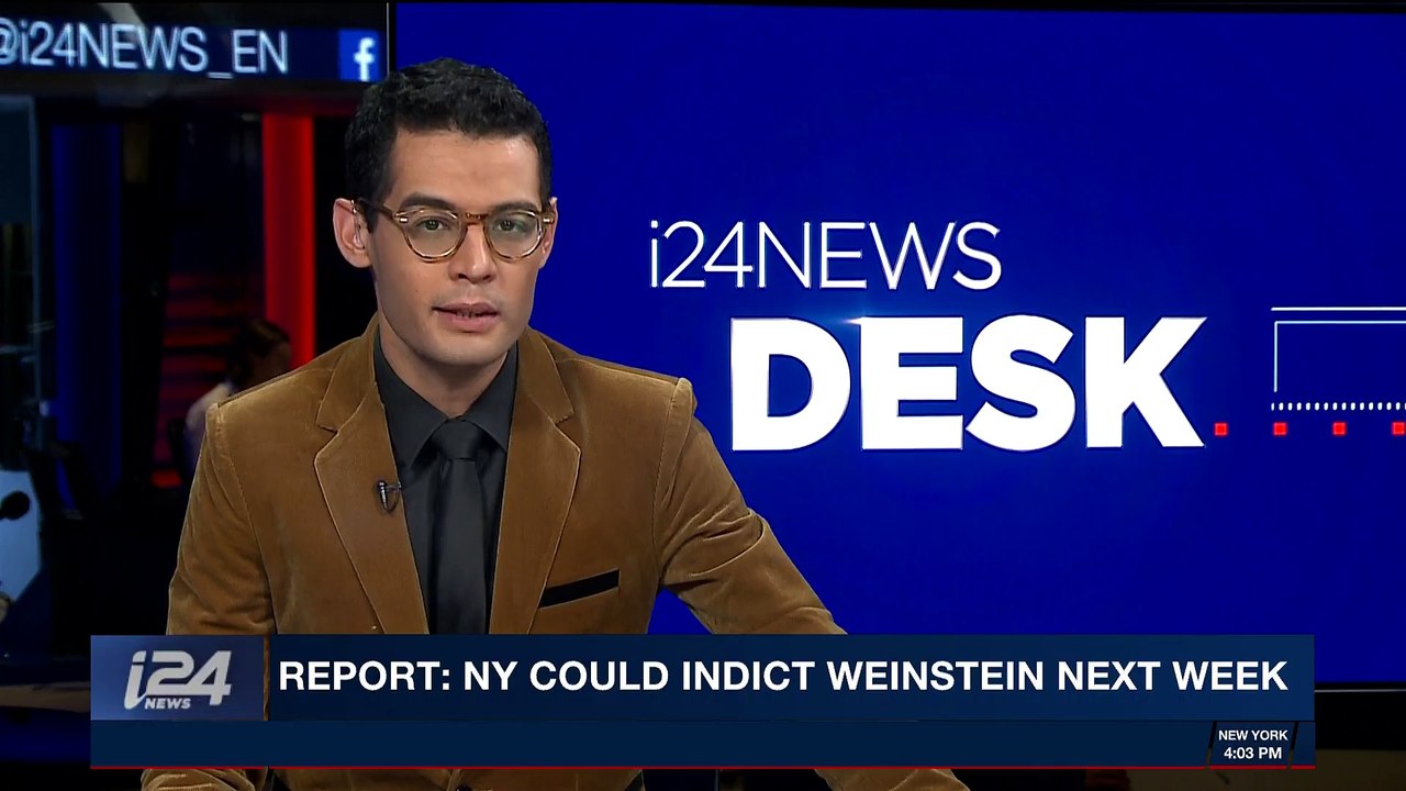 i24NEWS DESK | Report: NY could indict Weinstein next week | Tuesday, November 7th 2017