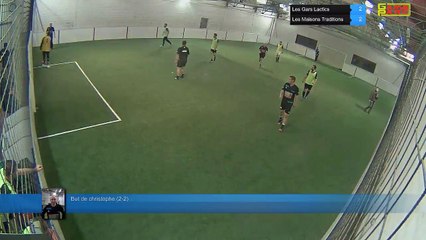 But de christophe (2-2) - Les Gars Lactics Vs Les Maisons Traditions - 07/11/17 19:00 - LIGUE 3