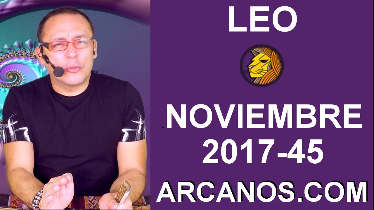 LEO NOVIEMBRE 2017-5 al 11 de Nov 2017-Amor Sol...