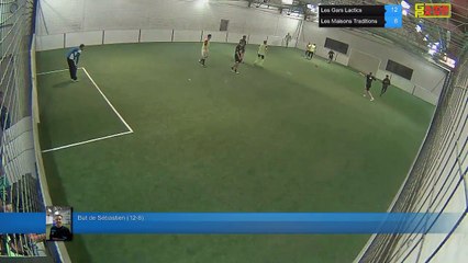 But de Sébastien  (12-8) - Les Gars Lactics Vs Les Maisons Traditions - 07/11/17 19:00 - LIGUE 3