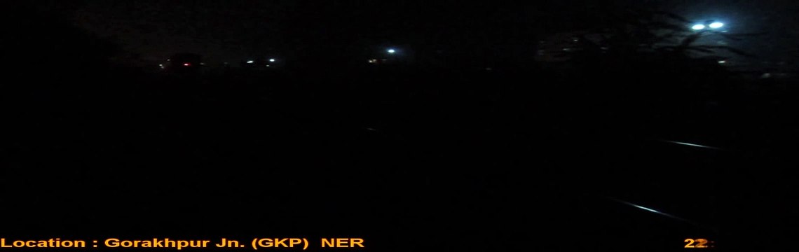 Lucknow - Barauni Express departing Gorakhpur Jn.