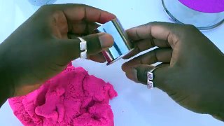 Learn Colors Kinetic Sand Strawberry DIY Kinetic Sand Compilation