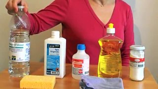 5 misturinhas caseiras para limpeza usando vinagre, bicarbonato, detergente, álcool..