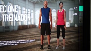 Nike + Kinect Training jogado em Portugues no Brasil