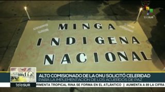 Colombia: solicita ONU celeridad para implementar acuerdos de paz