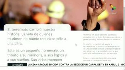 Memorial 19S, un homenaje a quienes vivieron el terremoto en México