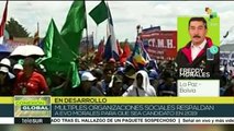 Respaldan bolivianos candidatura presidencial de Evo Morales en 2019