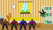 Hulk Finger Family Nursery Rhymes Songs - Hulk Colors for Children to Learn