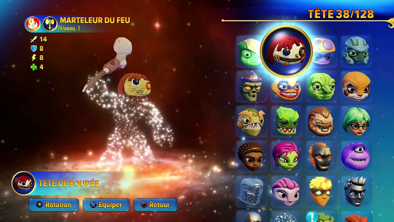 CREATIONS IMAGINATORS MAGIE ET FEU | SKYLANDERS IMAGINATORS CRYSTAL CREATION