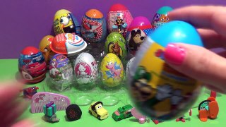 28 Surprise Eggs Kinder Joy Donald Duck Chupa Chups Маша и Медведь Masha i Medved surprise egg