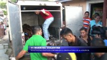 Van 11 muertes violentas de activistas políticos