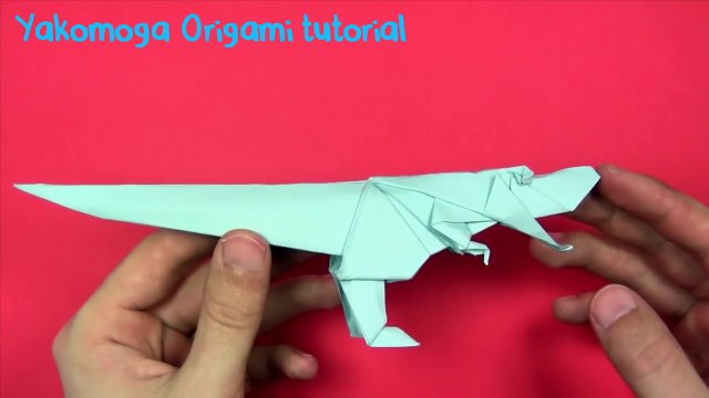 Origami T Rex Dinosaur By Maekawa Jun Yakomoga Origami Tutorial