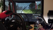 Euro Truck Simulator 2 - Stockholm Helsinki, Scania track drift T500RS Steering Wheel. Full HD new