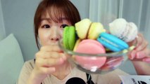 [ASMR] 달달쫀득 마카롱 이팅 사운드 탭핑 / Macaron Eating Sound Tapping