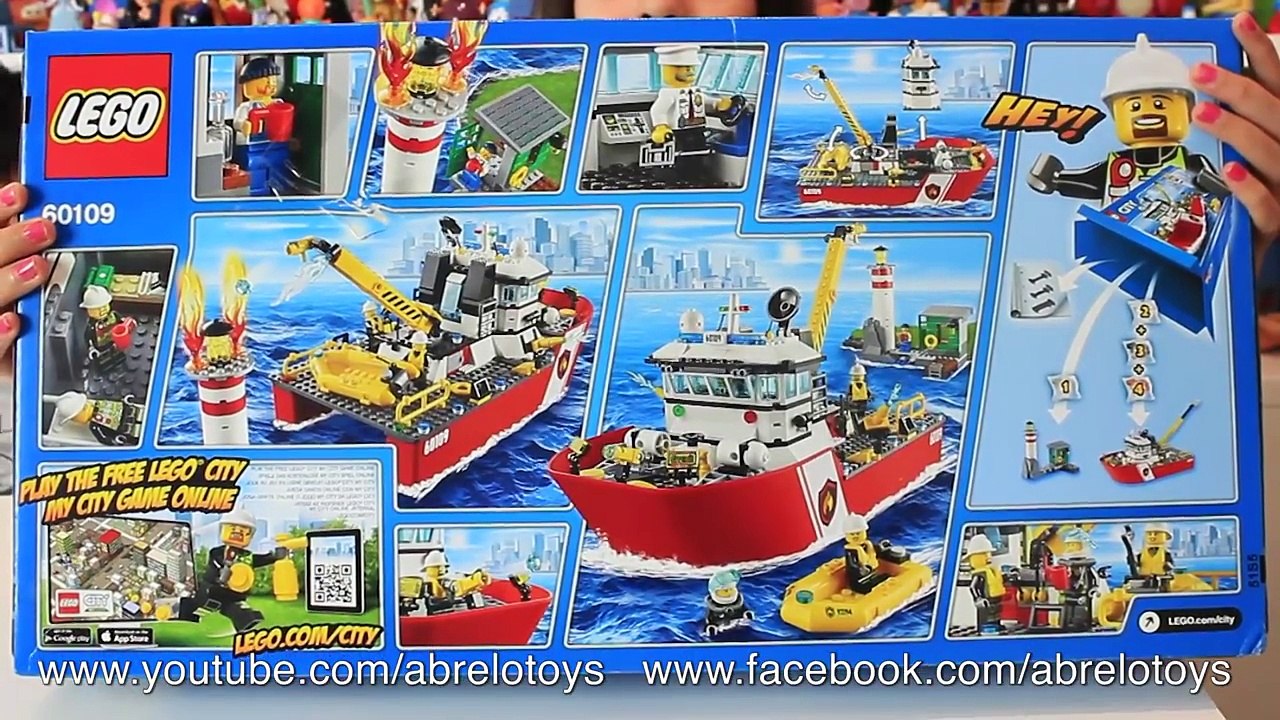 lego city barco de bomberos