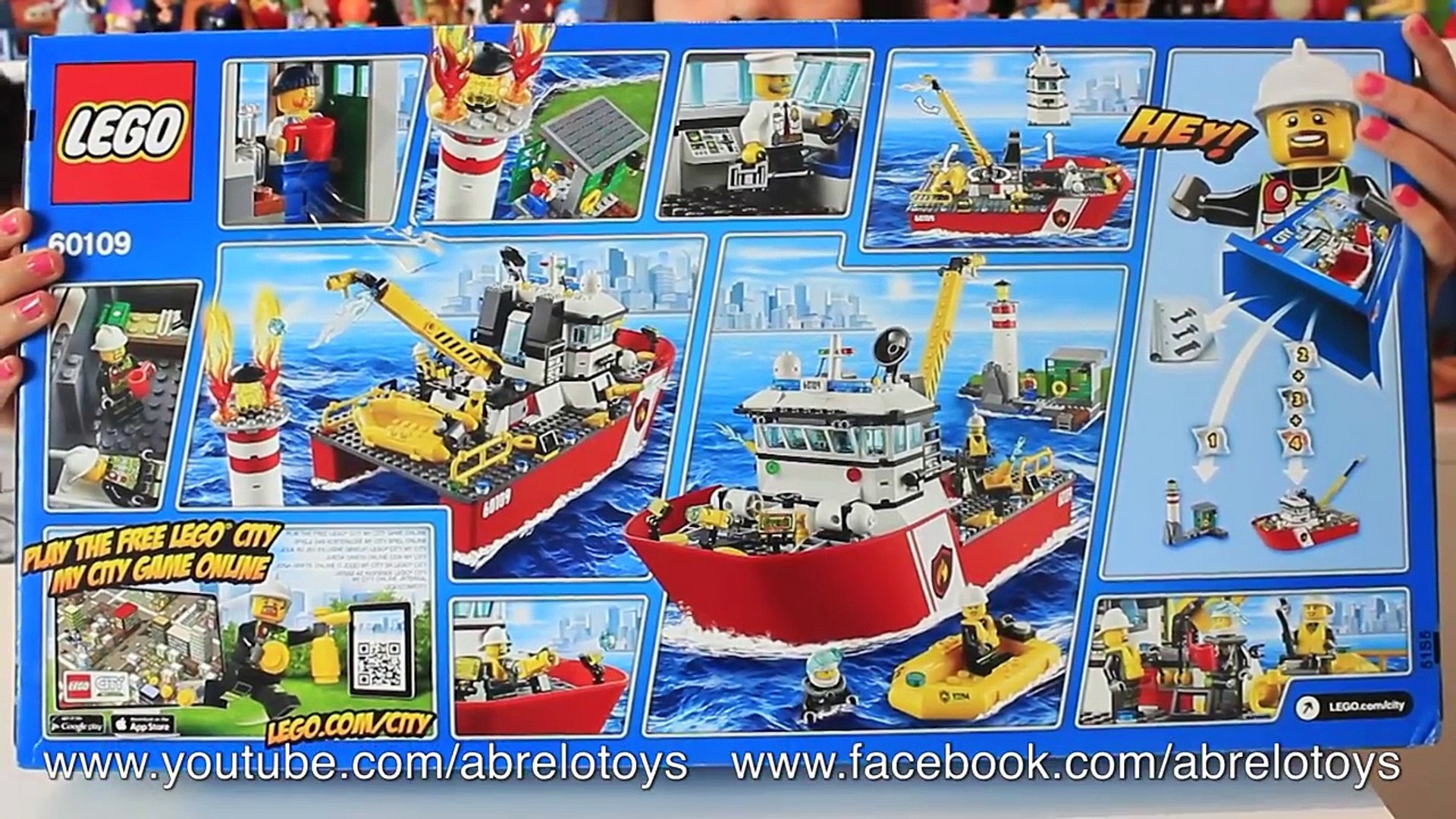Lego City 2016 Fire Boat o Barco de Bomberos en Español Set 60109 Capitulo  1 - Lego Juguetes – Видео Dailymotion