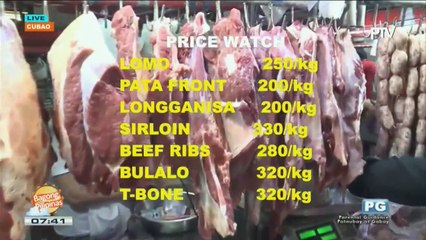 PRICE WATCH: Presyo ng mga karne sa Farmers' Market