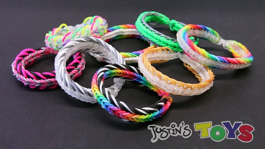 Triple Link Chain - Rainbow Loom Bracelet 
