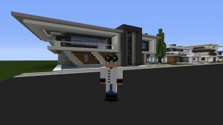 Minecraft: Easy Modern House / Mansion Tutorial #5 + DOWNLOAD - 1.8 [ How to make ]