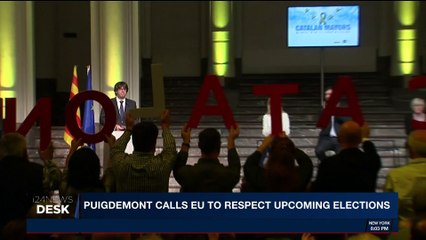 i24NEWS DESK | Puigdemont calls EU to respect upcoming elections | Tuesday, November 7th 2017