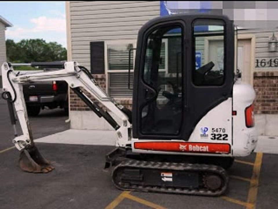 BOBCAT 322 EXCAVATOR Service Repair Manual S/N 223511001 & Above