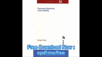 Fairness Opinions and Liability