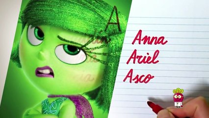 Caligrafia para niños abecedario Disney Abc | Palabras Primaria | Abecedario en Español para Niños