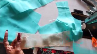 Easy method of stitching a saree blouse