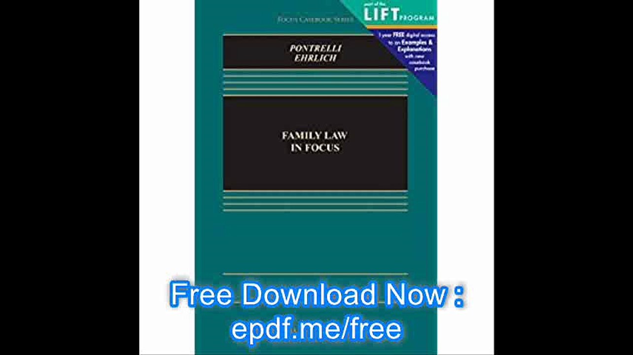 Family Law in Focus (Focus Casebook)