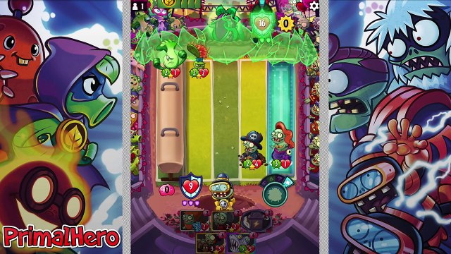 Plants vs Zombies Heroes Three Headed Chomper VS Zombot Sharktronic Sub