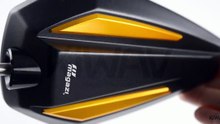 Motorcycle Mirrors Achilles Gold Fairing Mount for Sports Bike Magazi | KiWAV