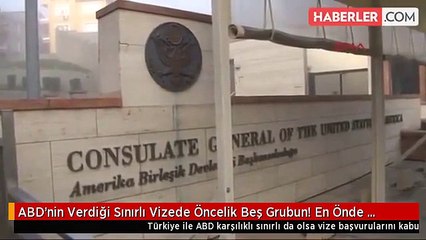 ABD'nin Verdiği Sınırlı Vizede Öncelik Beş Grubun! En Önde Öğrenci ve İş Adamları Var