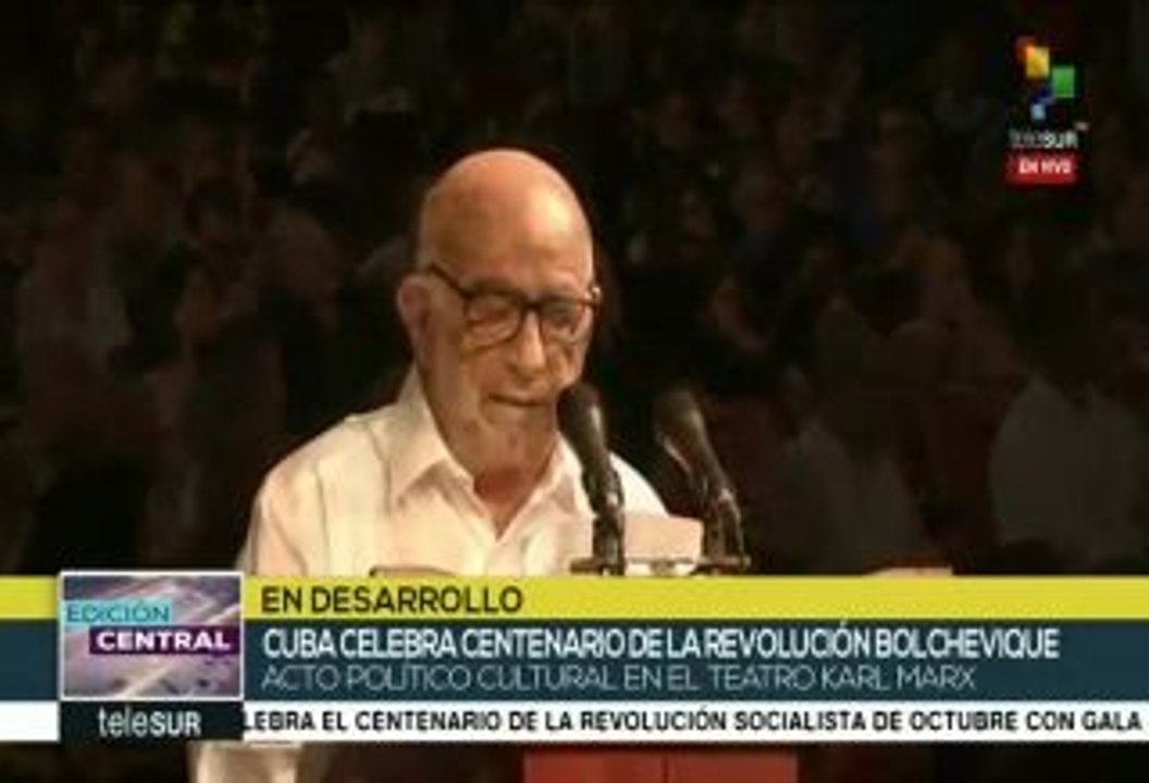Cuba conmemora centenario de la Revolución Bolchevique