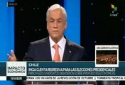 Candidatos presidenciales chilenos celebran último debate televisivo