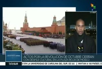 Rusia: culminan actividades por 100 años de la Revolución de Octubre