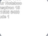 vhbw LiIon Akku 4400mAh 111V für Notebook Laptop Inspiron 1501 E1501 E1505 6400