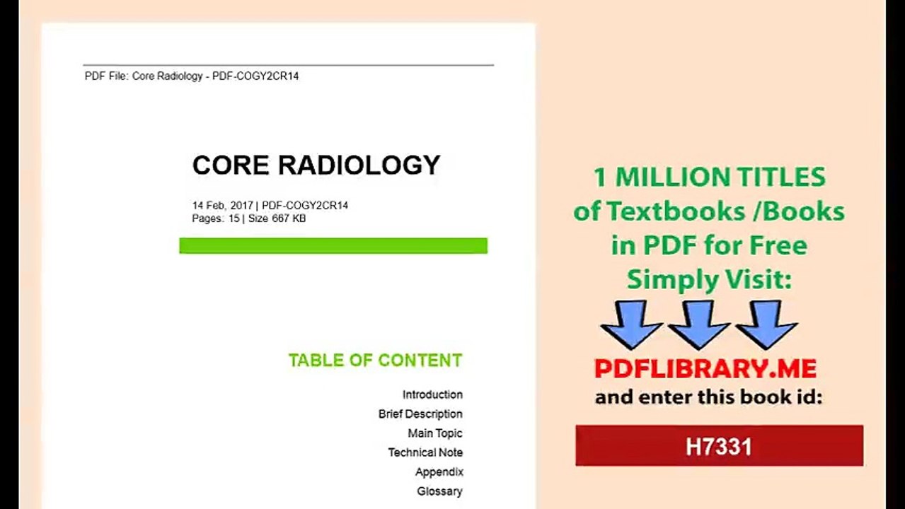 Core Radiology
