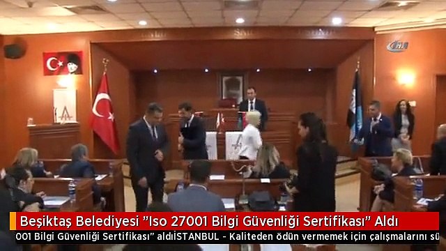 Beşiktaş Belediyesi Iso 27001 Bilgi Güvenliği Sertifikası Aldı