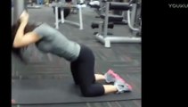 Katy Hearn Gym Workout Routine - Beautiful Bikinii Girl (1)