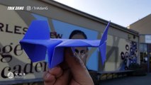 STAR WARS PAPER PLANE - How to make a paper airplane that FLIES back - BOOMERANG | Pirate MotherShip