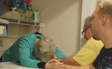 Woman Manages To Get Herself So Very Stuck Behind A Dryer