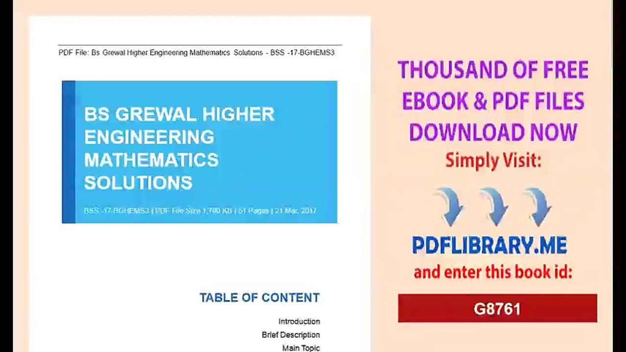 Bs Grewal Higher Engineering Mathematics Solutions