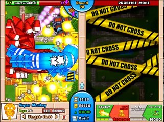 Bloons TD Battles Gameplay - Defense Mode - Battle Park - The Real Highest Round.