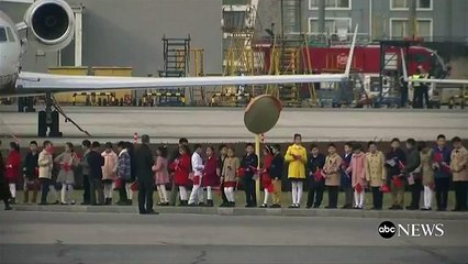 We're live as Pres. Donald J. Trump arrives in Beijing, China, the third stop of the president's Asia trip